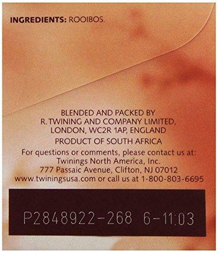 Twinings Tea Red African Rooibos Tea, 20 ct