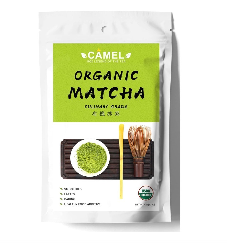 Organic Matcha Green Tea Powder – 100% Pure Matcha for Latte & Baking