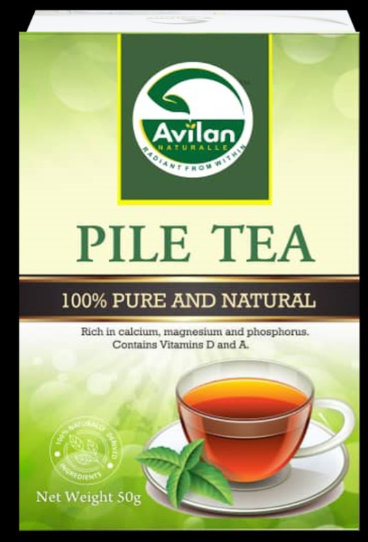 Pile Tea. (Contains Vitamin A and D). Free Shipping