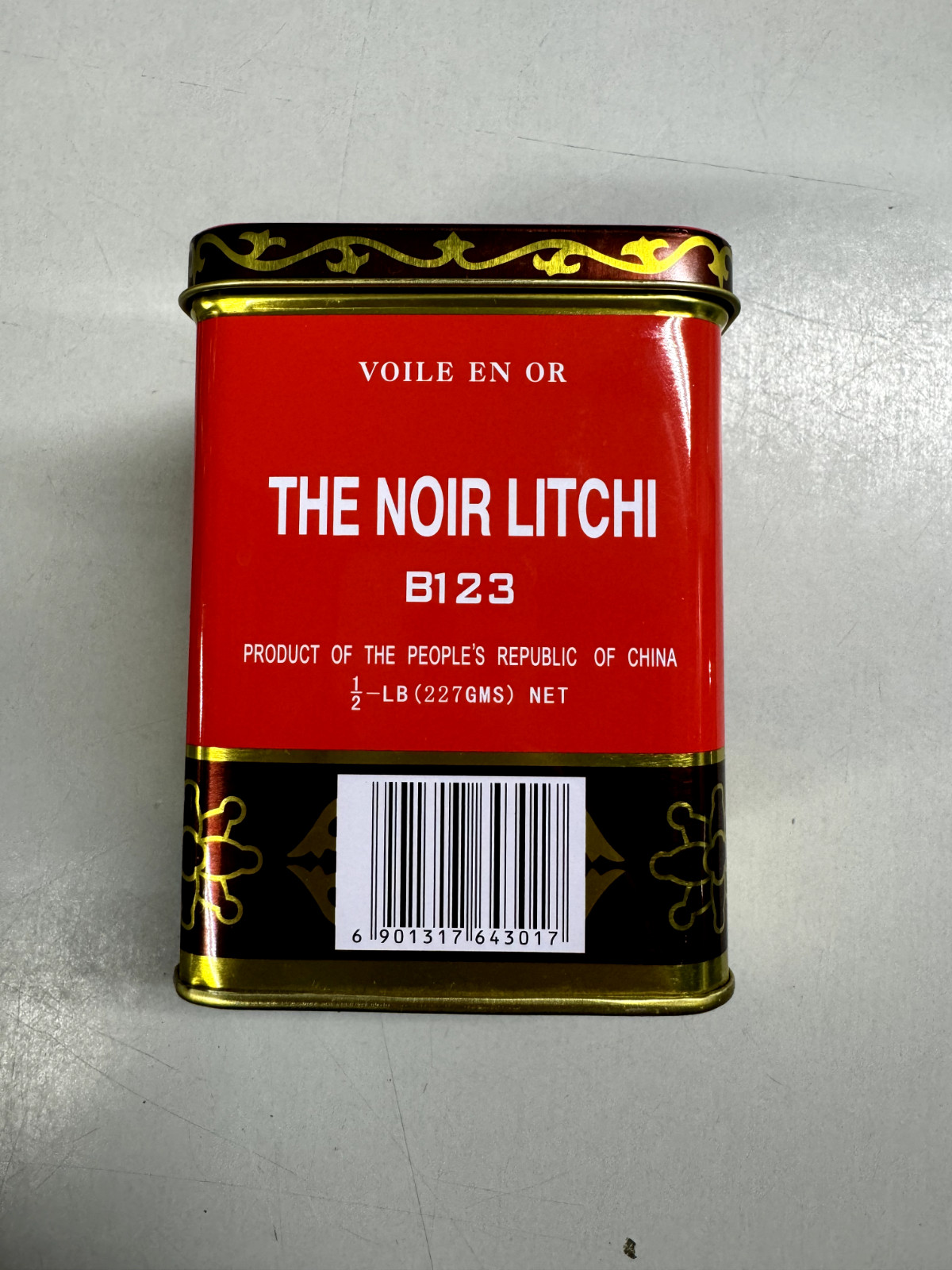 Golden Sail Chinese Loose Leaf Tea – Lichee Black Tea – **EMPTY TIN ONLY**