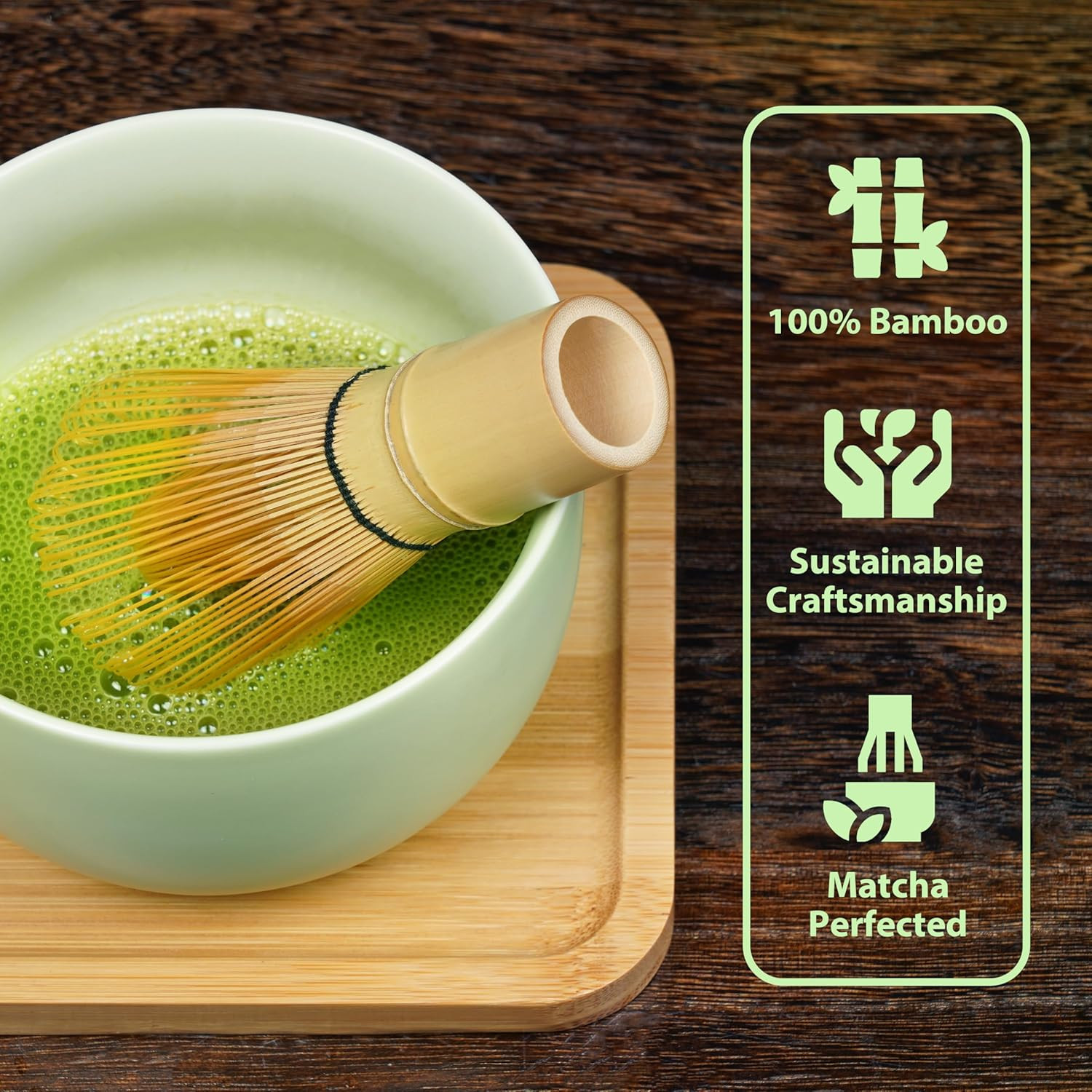 Travel Matcha Set with Portable Storage Bag, 9-Piece Japanese Matcha Kit Include