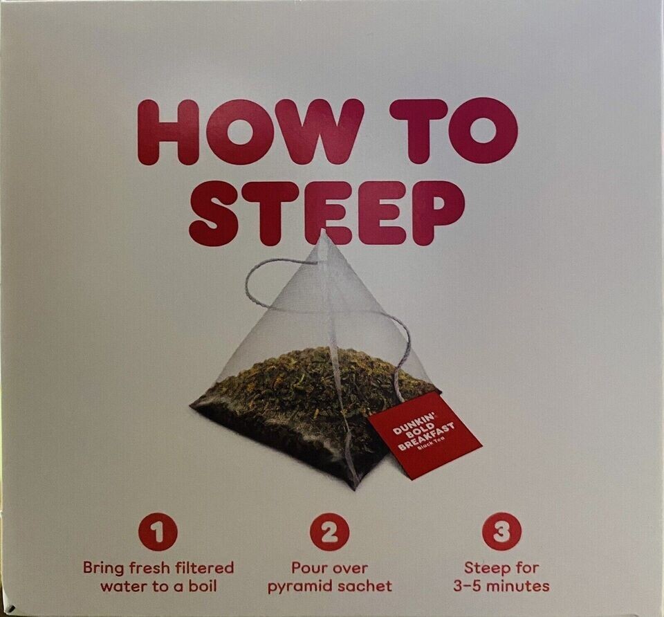 Dunkin Donuts Bold Breakfast Black Tea 15 Tea bags (FREE SHIPPING)