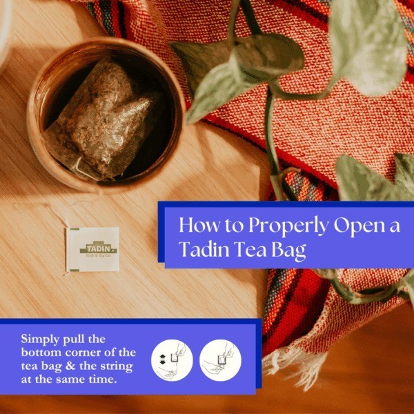 TADIN Chamomile Mint Tea Bags Floral Refreshing Herbal Tea 24 bags/box