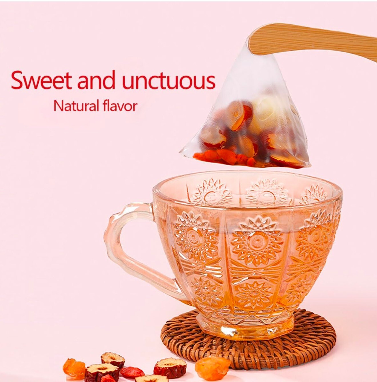 Herbal Tea Longan Red Date Good for Menstrual Pain ,Good Energy, immune, & Skin