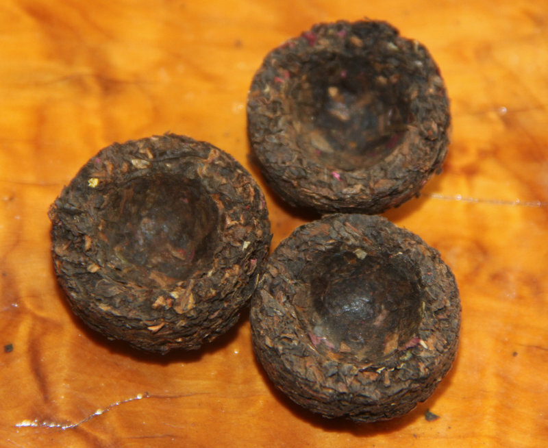 Hongyuan Tea Pu’er Tea Mini TuoCha [Rose Tuo] Cooked Tea 200g In Bamboo Packed