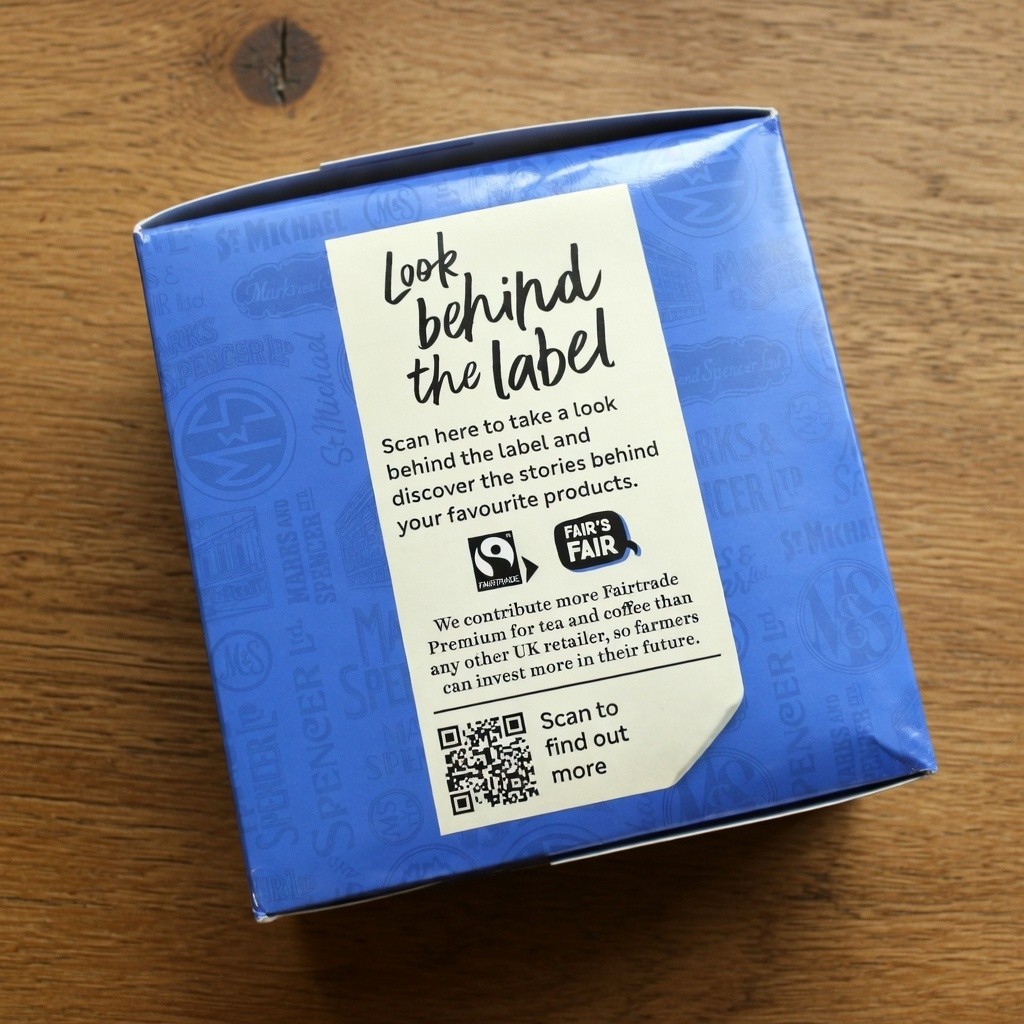 M&S Extra Strong Tea 240 Teabags Rich & Bright Flavour Fairtrade Marks & Spencer