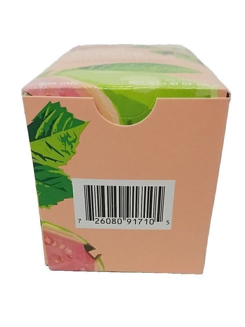 Hawaiian Islands Guava Ginseng Tropical Green Tea, All Natural – 20 Teabags