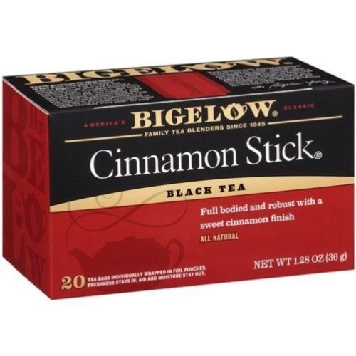 Bigelow Cinnamon Stick Black Tea Bags 2 Box Pack