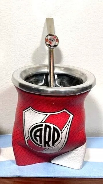 Mate cup yerba argentino – River Plate + starw