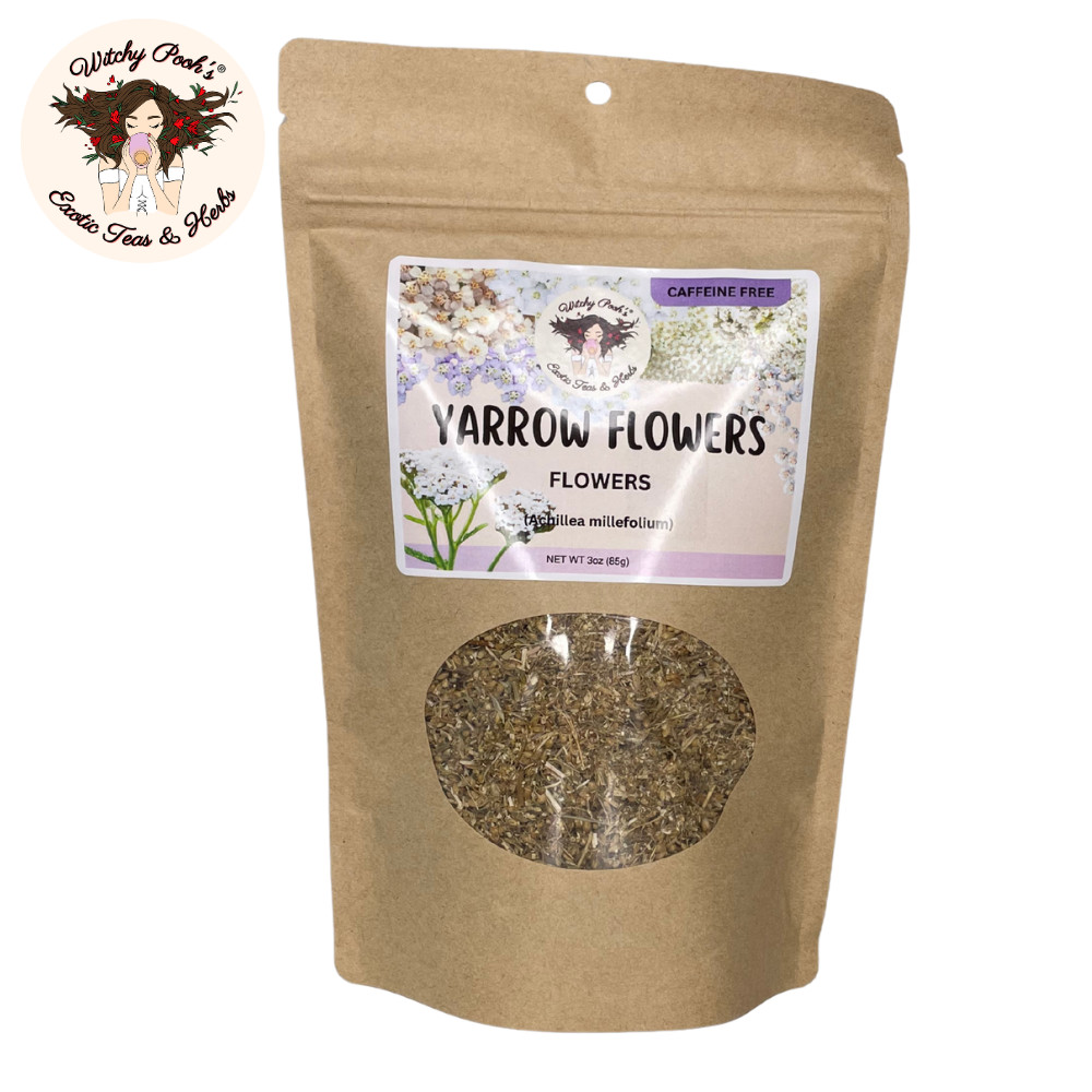 Yarrow Flowers, Flowers Dried, Flowers Whole, Dried Herbs, Food Grade Herbs
