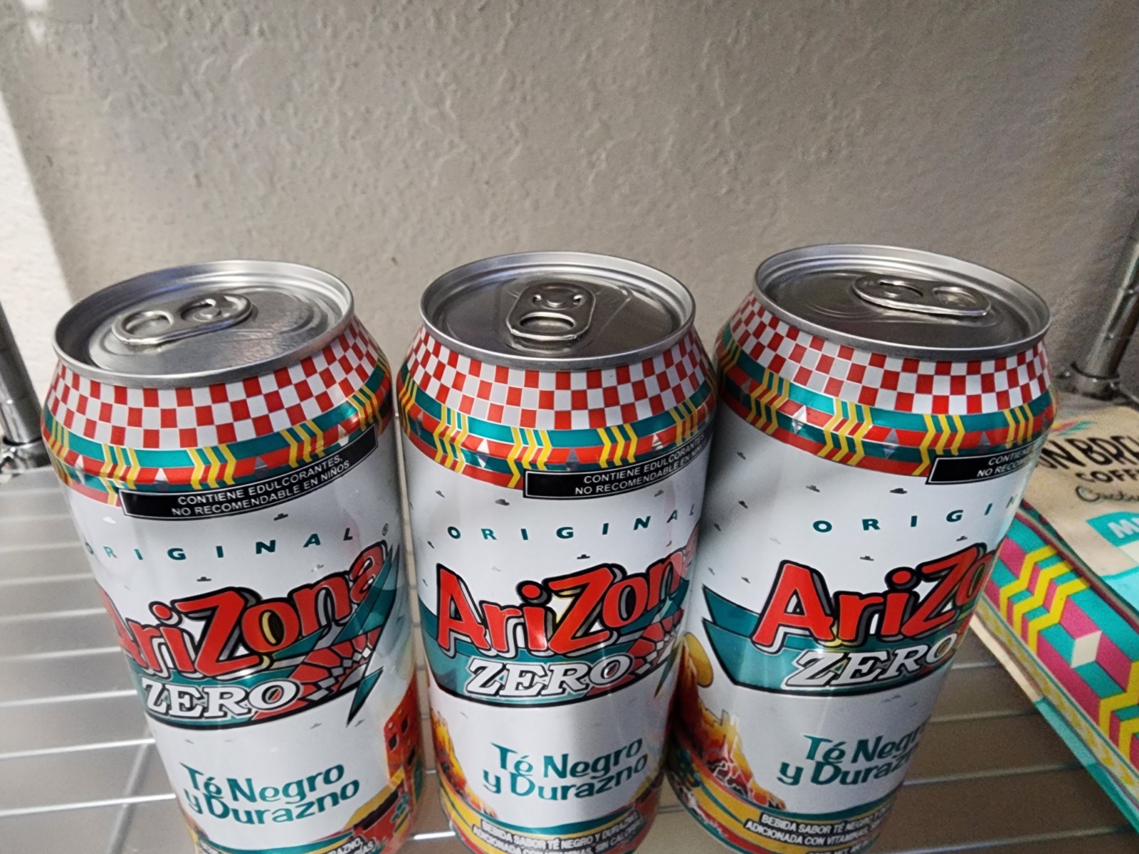 AriZona Tea Zero Can Collectible- Black Tea With Peach 460 ml from Mexico