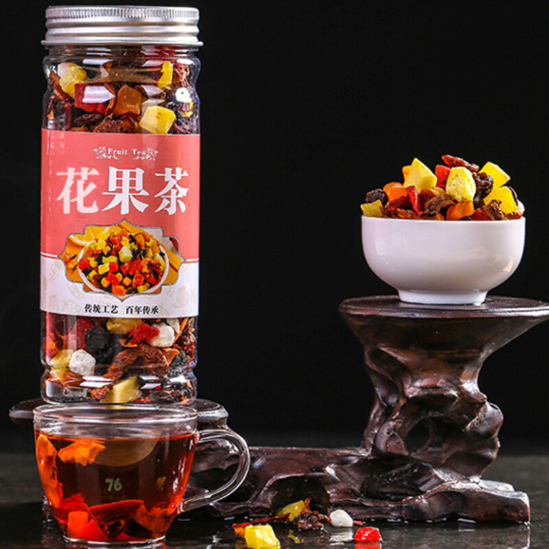 180g Natural Handmade Flower Fruit Herbal Tea Healthy Drink Gift Can