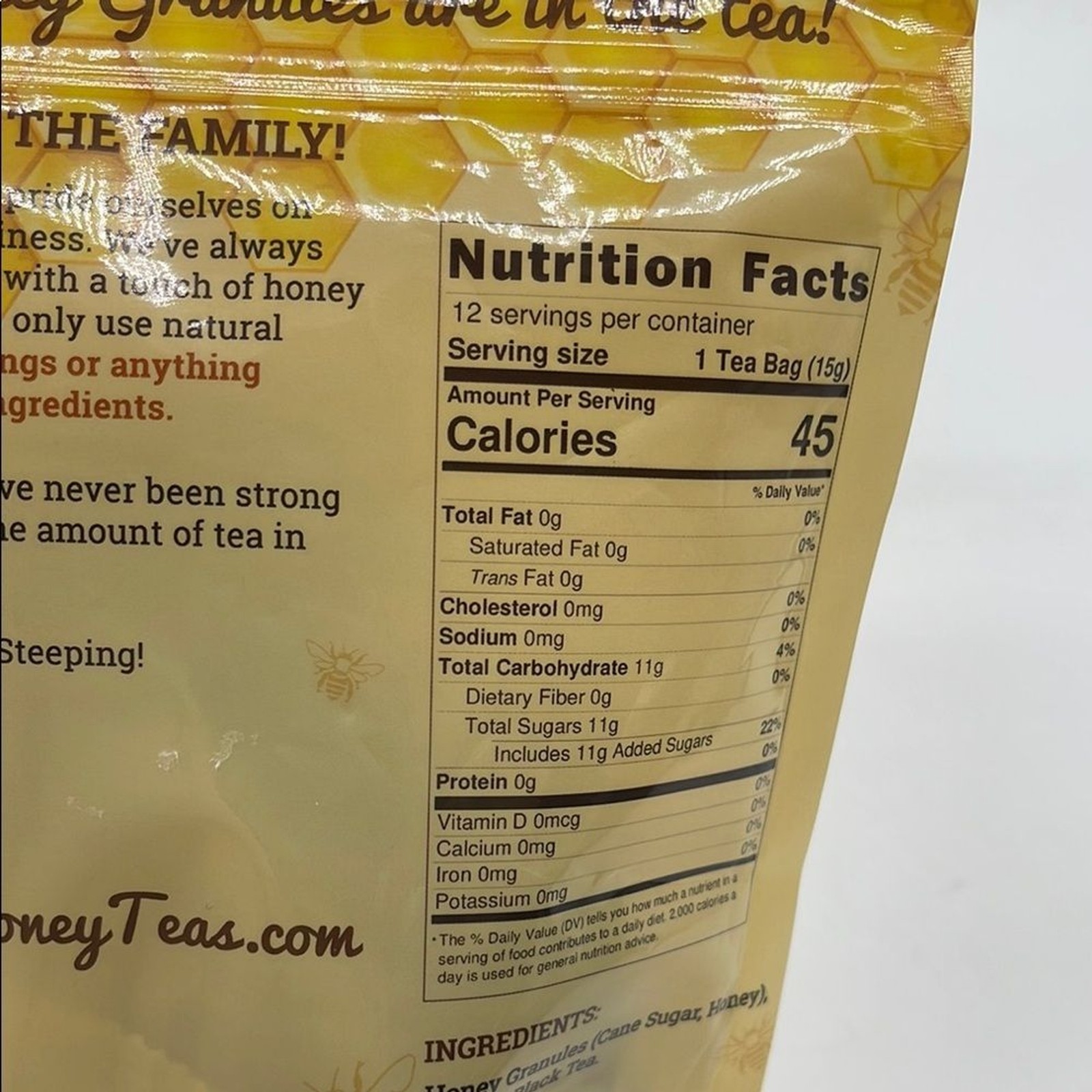 True Honey Teas English Breakfast