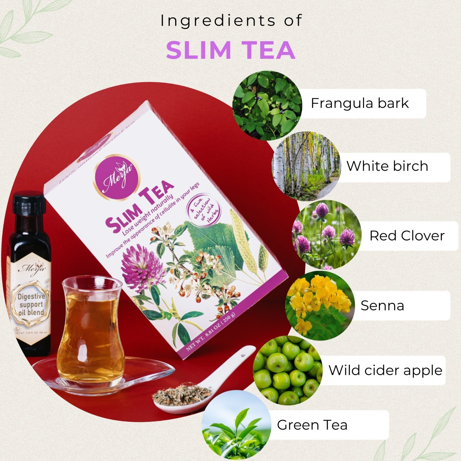 Slim Tea – Weight loss Tea – Loose Tea – 100% Natural Tea