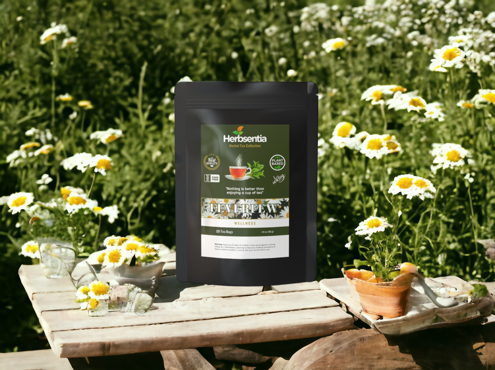 Feverfew Tea – Wellness (Premium)