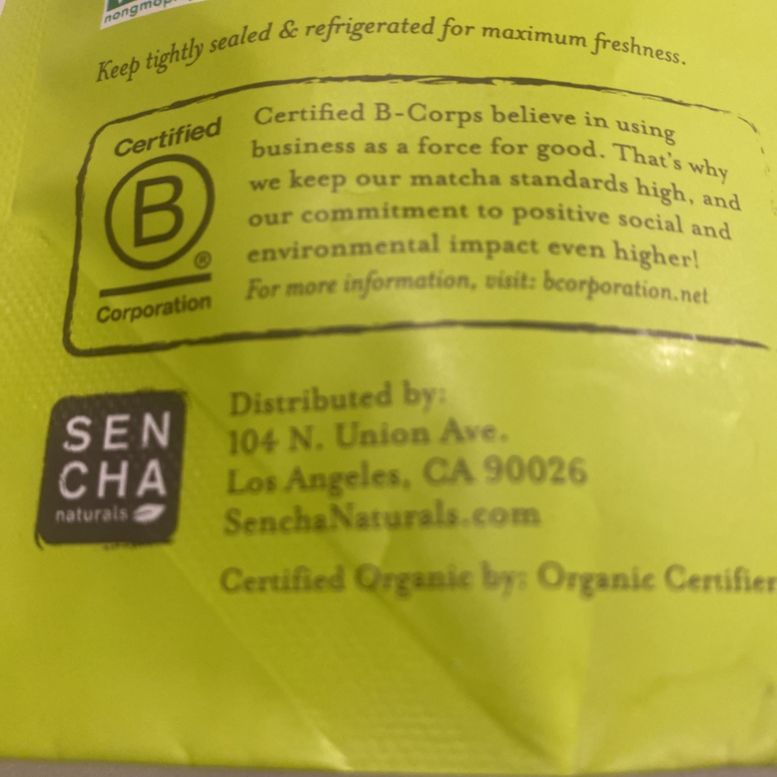 Sencha Naturals 100% Organic Matcha Green Tea Powder 12 Ounce Bag EXP 09/30/2027