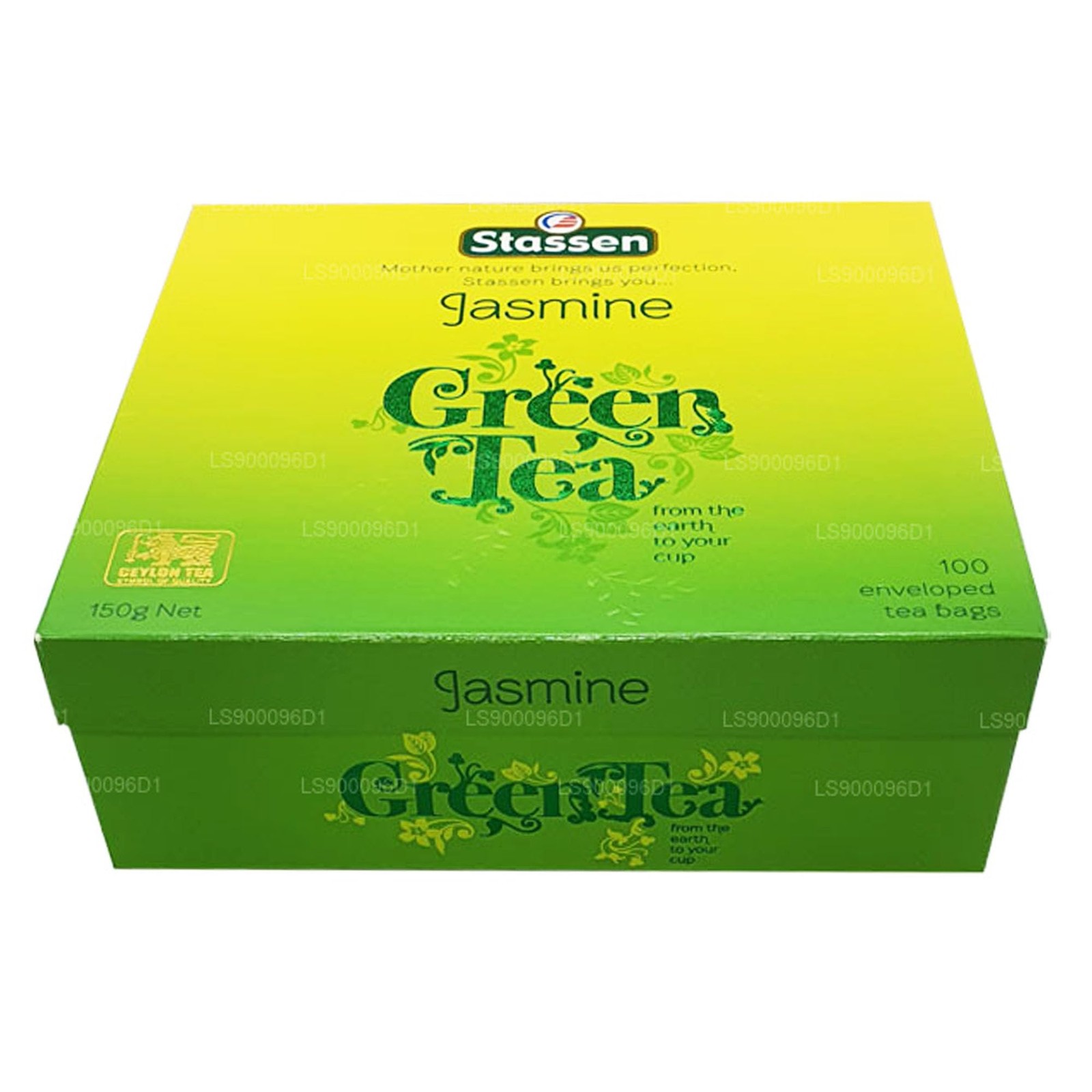 Stassen Pure Jasmine Green Tea, 100 Tea Bags 100 Count (Pack of 1)