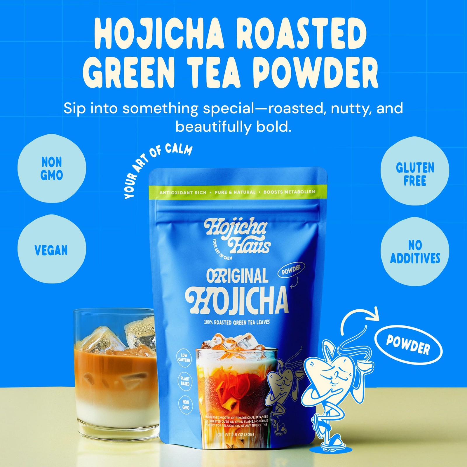 Hojicha Haus Roasted Matcha Green Tea Powder – Ceremonial – Kyoto Grown, Deca…