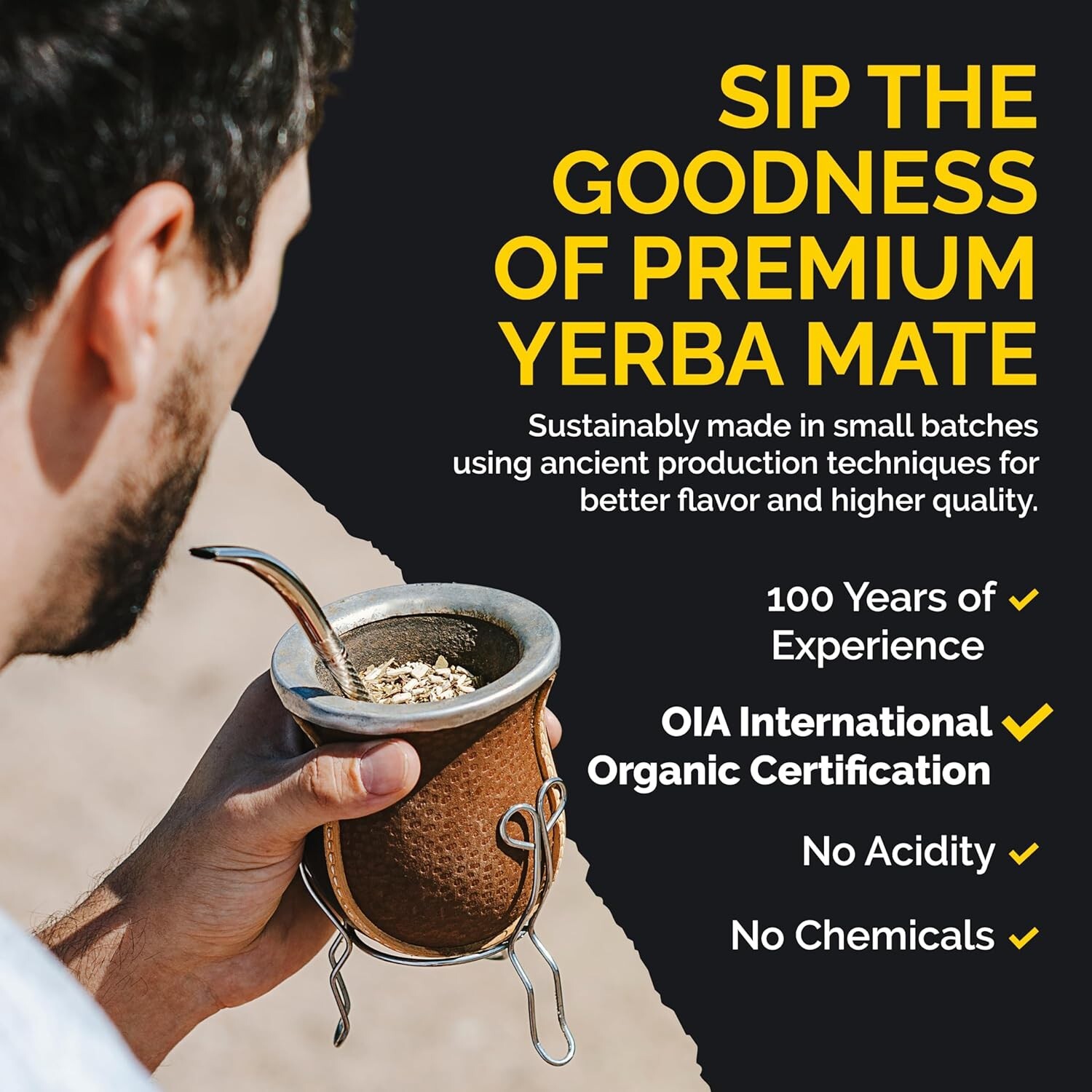 Anna Park Yerba Mate – Organic – 1.1 LB / 500 g / 17.6 oz