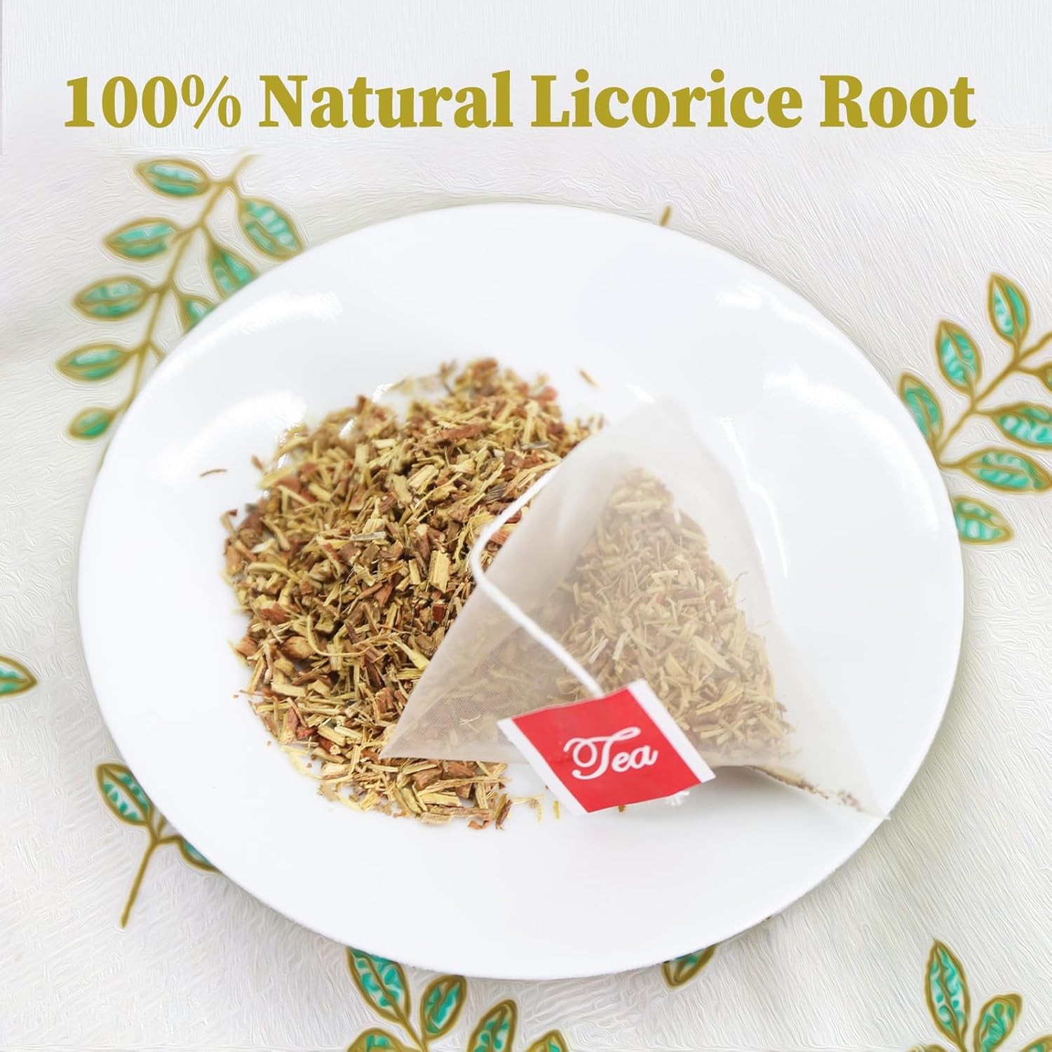 – Licorice Root Tea Bag, 40 Teabags, 2G/Bag – Premium Licorice Root – Non-Gmo –