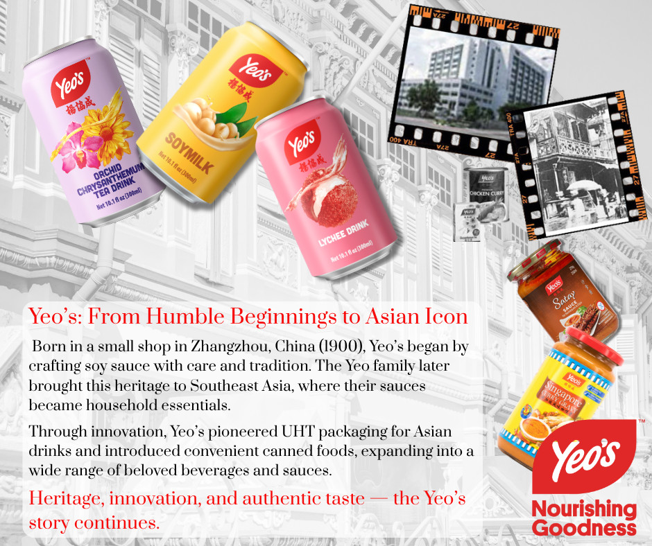 *NEW* Yeo’s Chrysanthemum Tea, All Natural Ingredients, 300ml 杨协成菊花茶 (24 Cans)