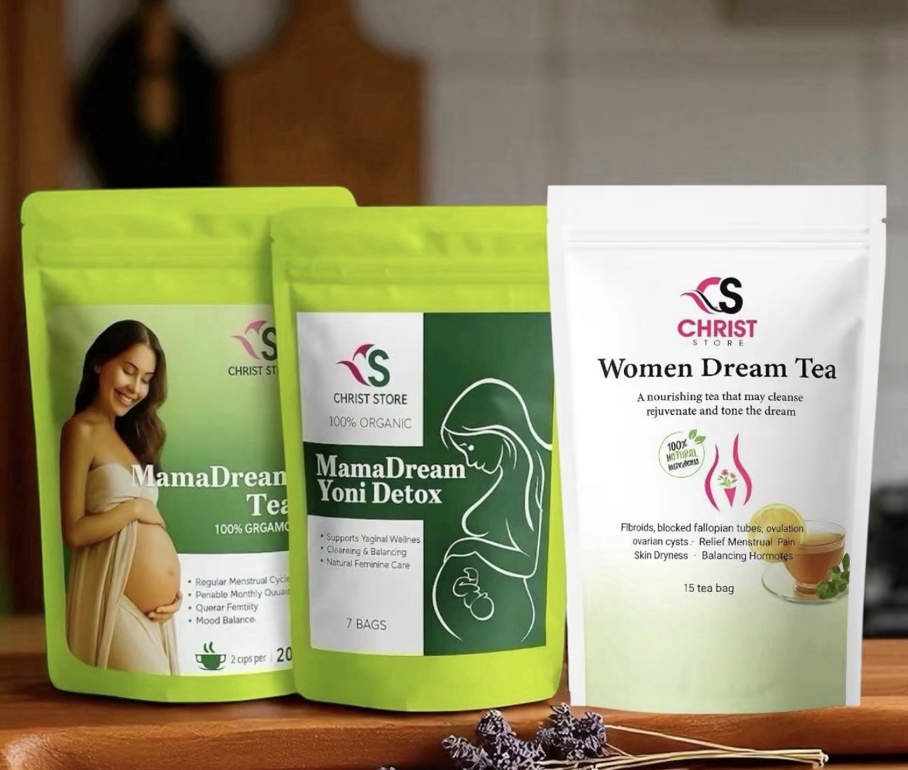 Mommy Tea Fertility Booster For Women| Organic Herbal Loose-Leaf for Womb Health