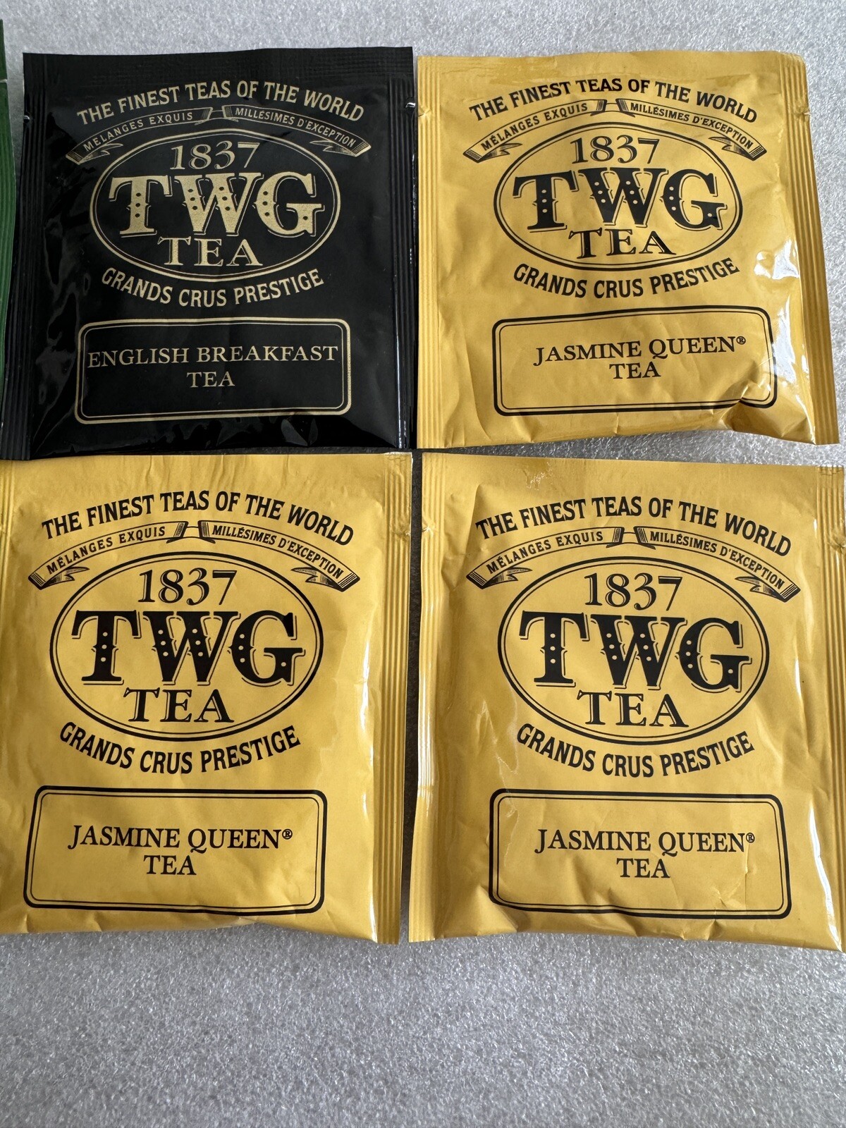 7 Mixed Assortment 1837 TWG Tea Bags. Fresh. Great Selection For Your Tea Time