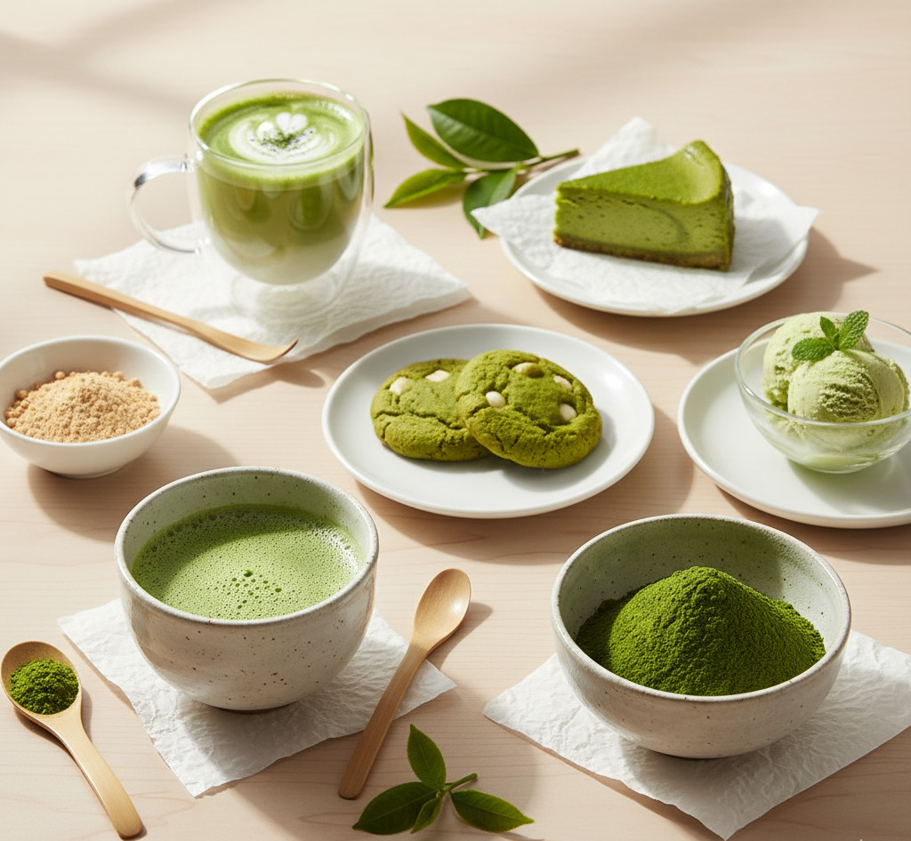 Japanese Matcha Starter Kit 30g w/ Sakura Cup & Electric Whisk (FREE SHIPPING )