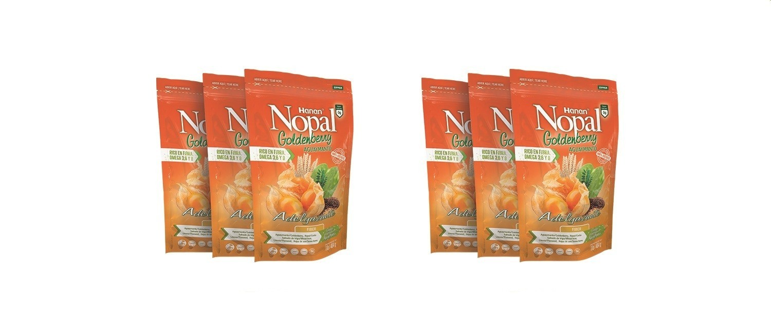Nopal Mix Aguaymanto 454g – 100% Natural High-Fiber Goldenberry Blend