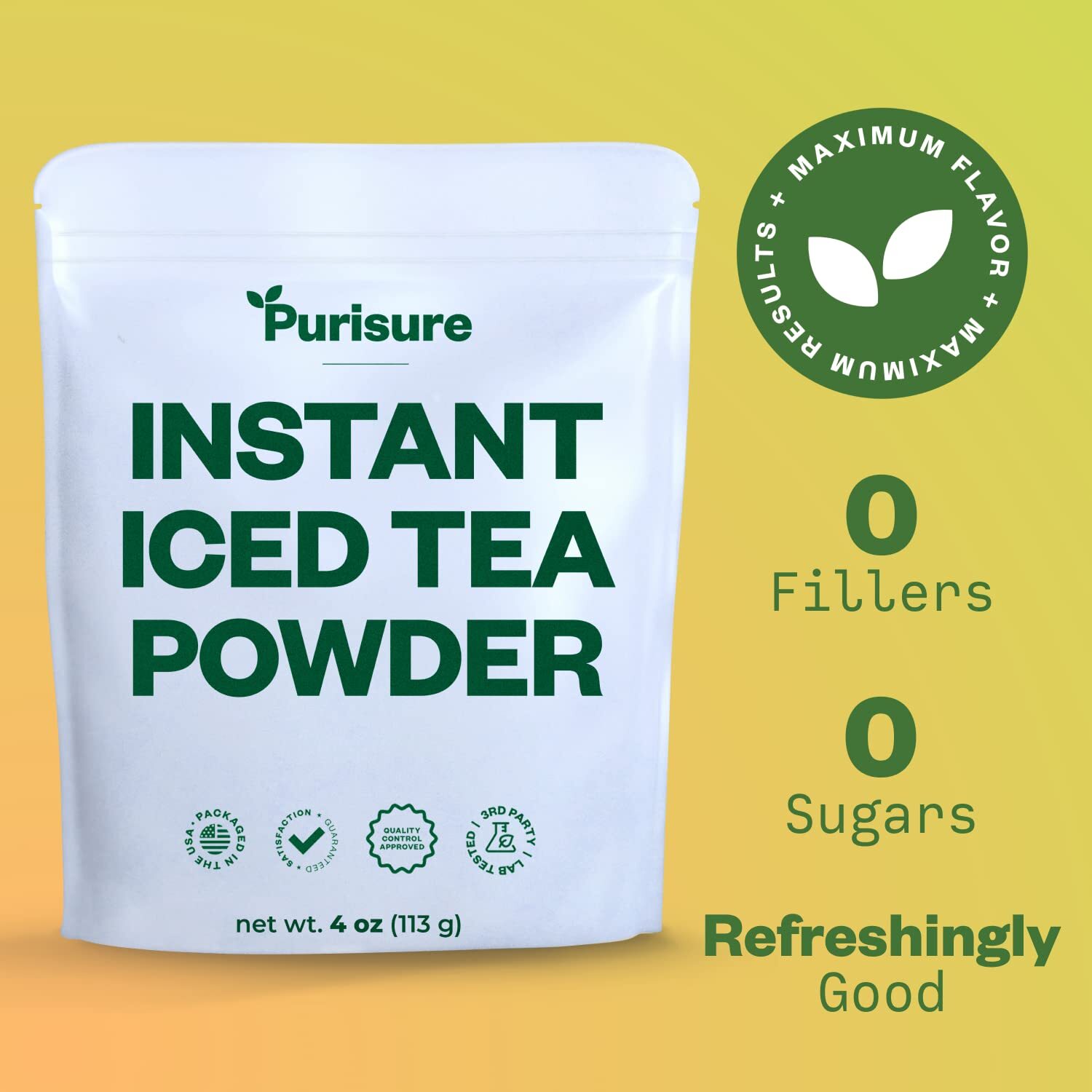 Unsweetened Iced Tea Powder Instant Black Tea Powder Real Black Tea Leaves
