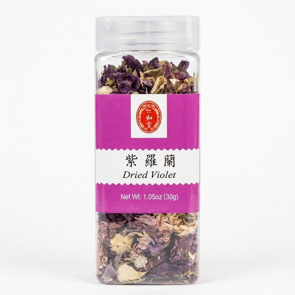 Dried Violet Ren He Tang 1.05 oz 30g (2 Packs)