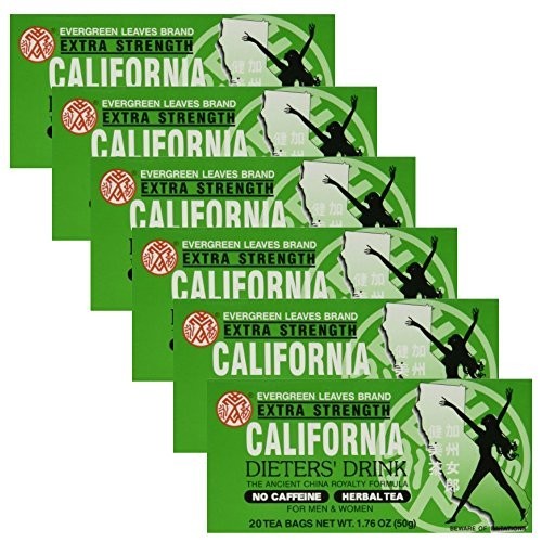 California Dieter’S Drink Extra Strength Tea 20 Count (Pack of 6)