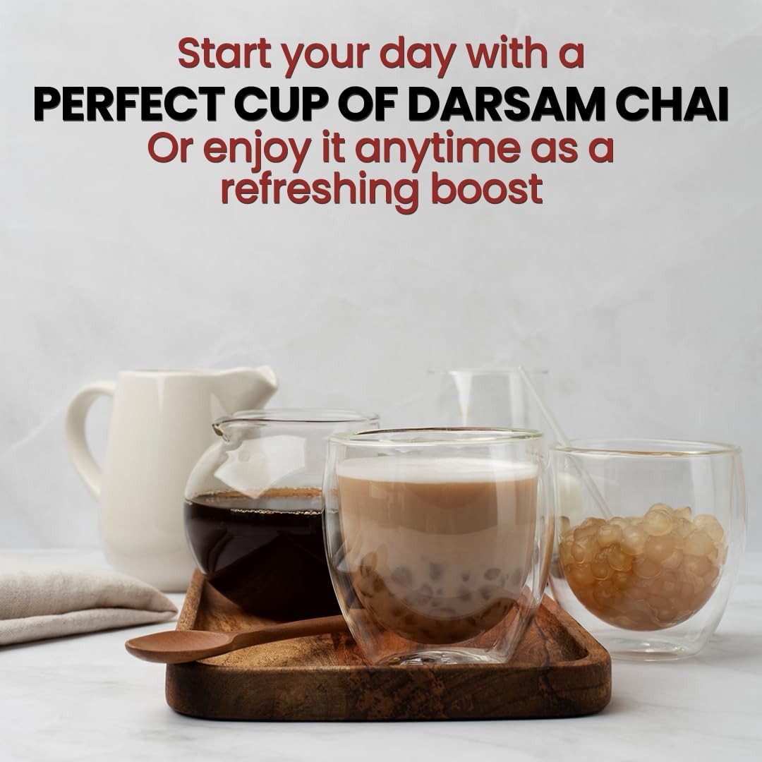 Darsam Masala Chai – 8.8oz 250g | Premium Assam Black Tea with Cardamom Cinna…