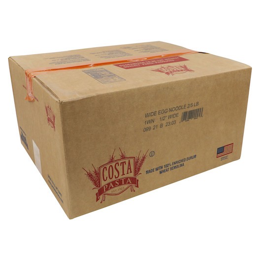 Costa Egg Noodle 1/2 Wide, 5 Pounds, 2 Per Case