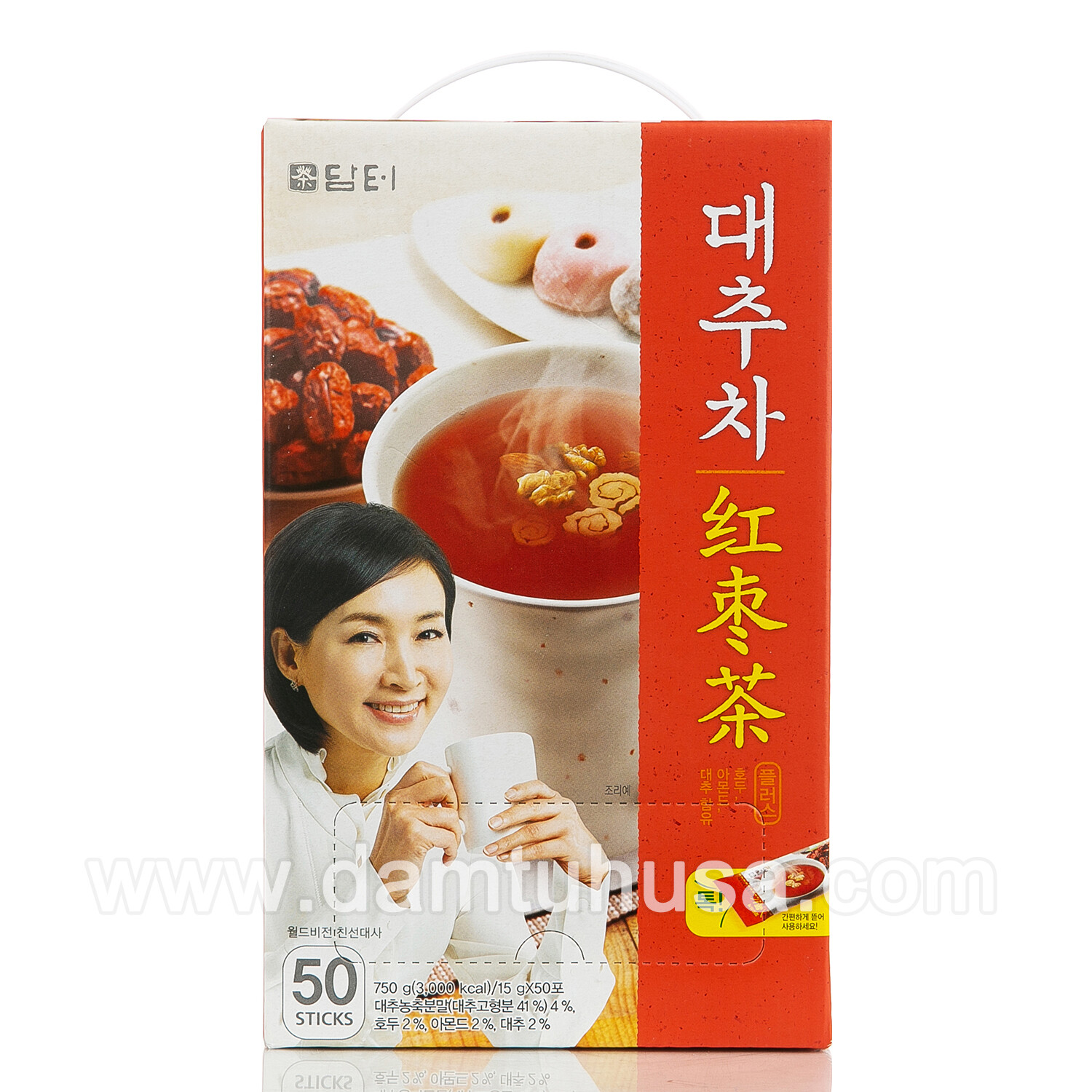 DAMTUH Korea Traditional Jujube Tea, 50 Sticks