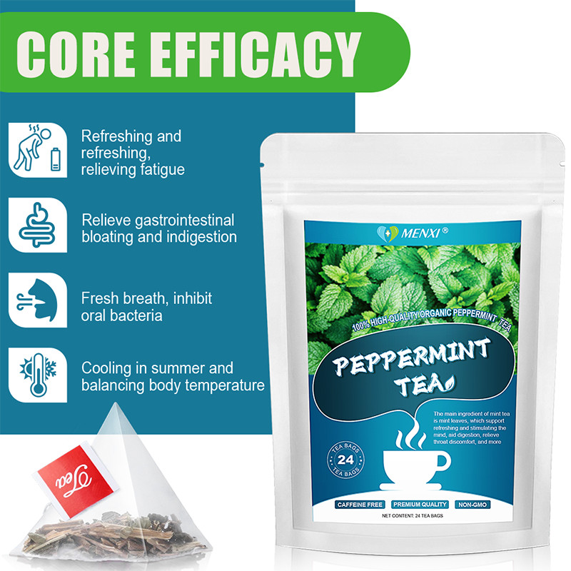 Organic Peppermint Tea – Caffeine Free, Peppermint Leaves Organic Dried Cut