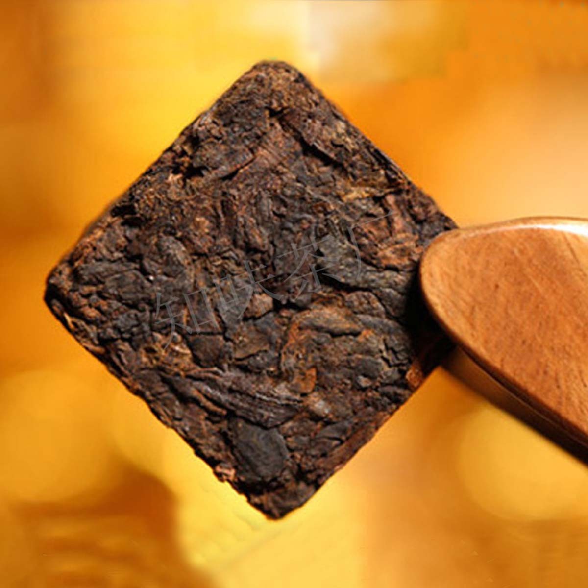 250g Old Pu’er Black Tea Ripe Puer Tea Brick Cooked Puerh Yellow Iron Box Yunnan