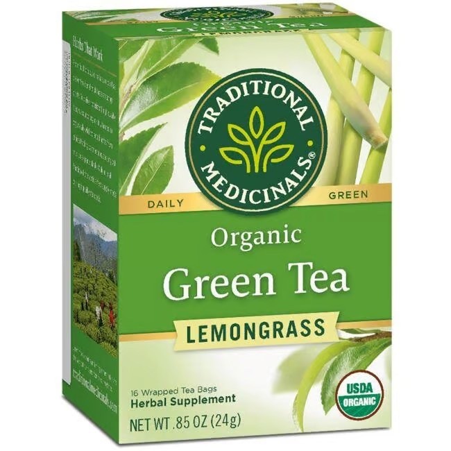 Traditional Medicinals Organic Green Tea – Lemongrass 16 Bag(S) NEXT DAY SHIP!!