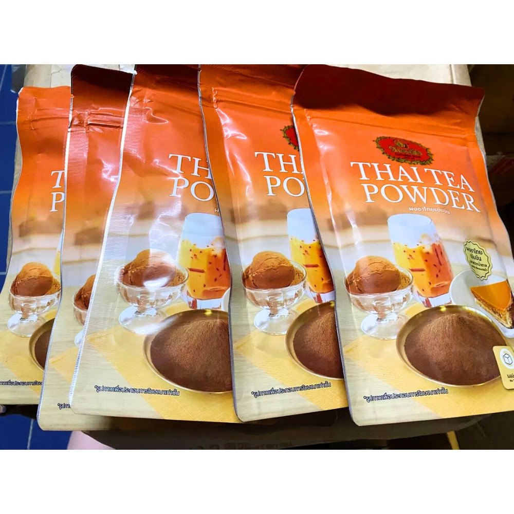 2 pcs ChaTraMue Thai Tea Powder 100g Instant Original No Sugar Baking & Drinks