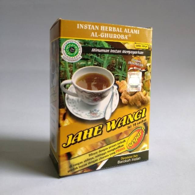 Al-Ghuroba Instant Ginger Drink Mix ‘Jahe Wangi’ 10 Sachets 200g Box
