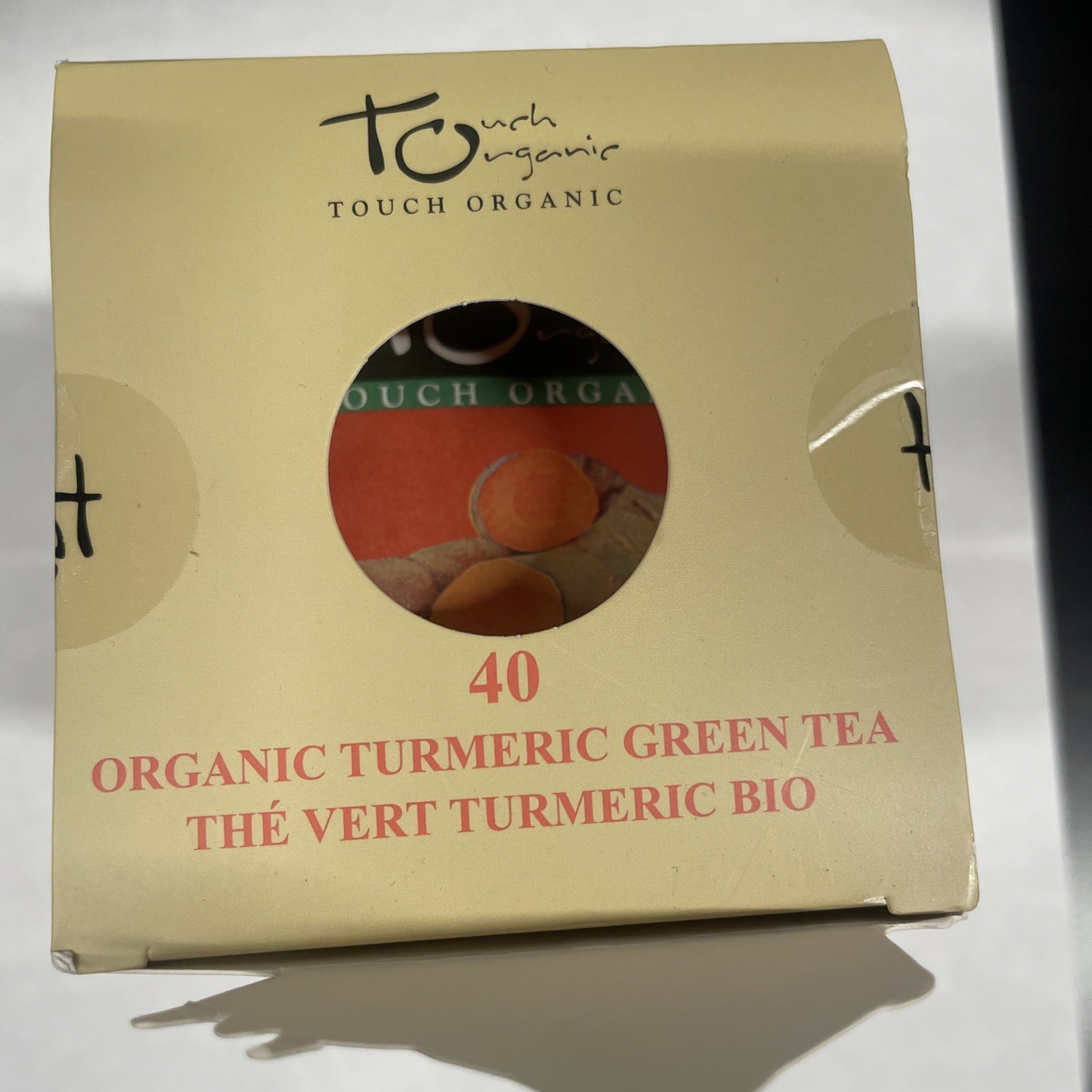 Touch Organic TURMERIC TOUCH GREEN Tea , 40 Bags, 2.5 oz