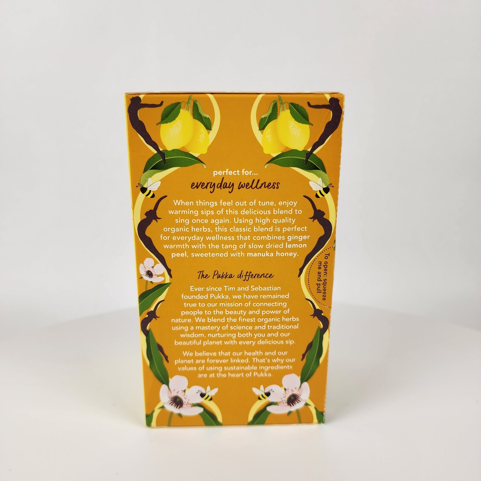 Pukka Lemon, Ginger & Manuka Honey Herbal Tea 20ct (4 Pack) Organic 80 Bags