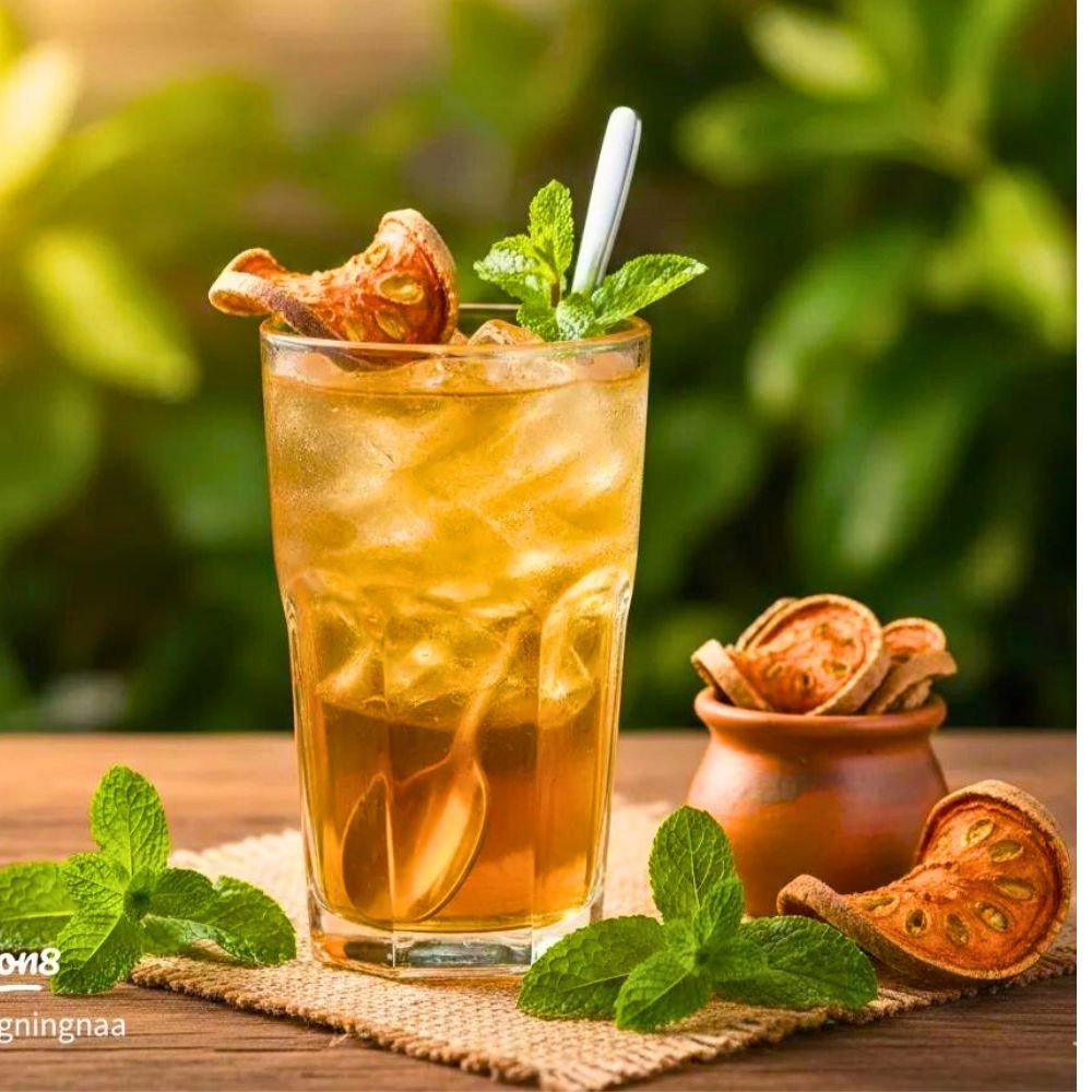 Thai Dried Bael Fruit Slices for Tea Traditional Herbal Beverage Caffeine Free