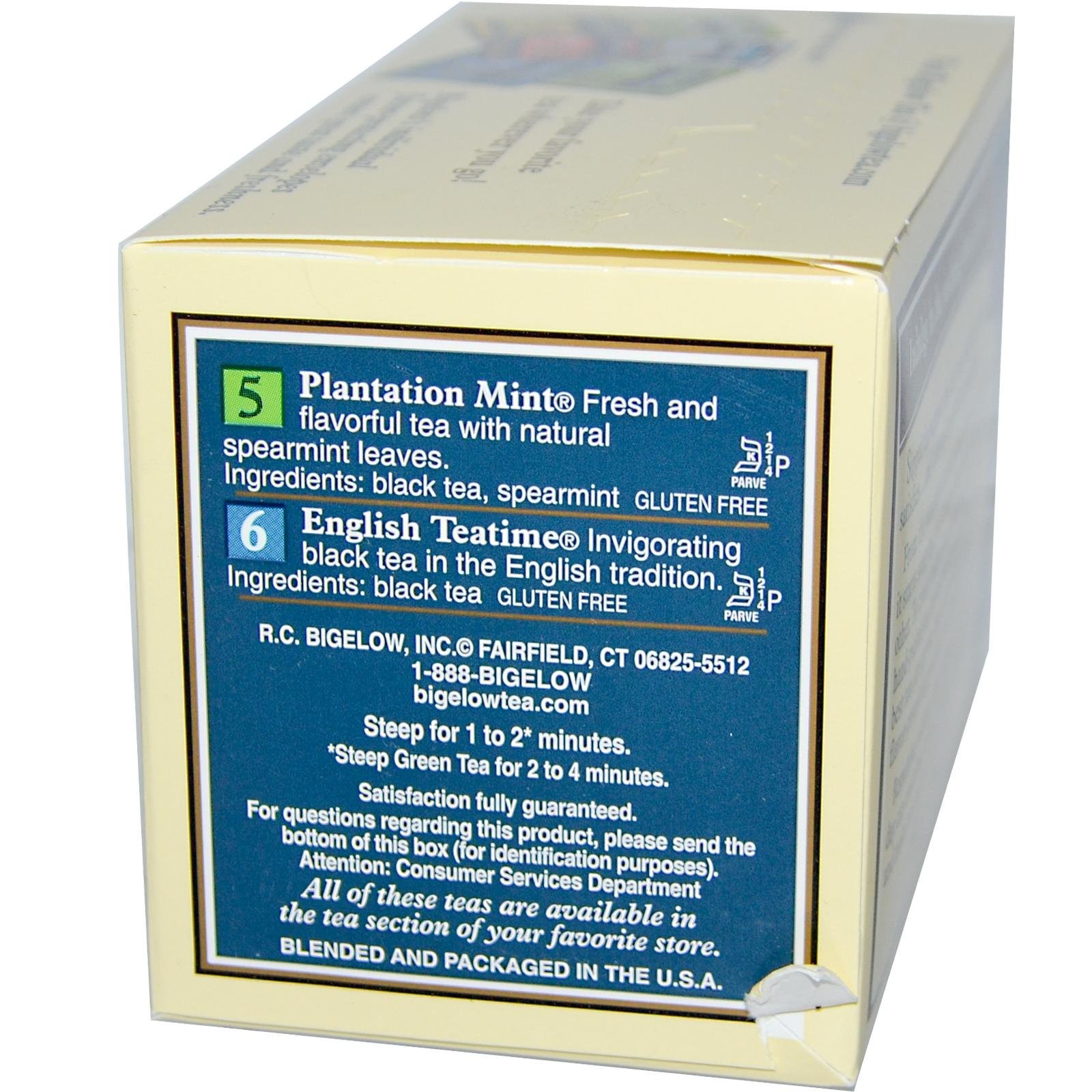 Six Assorted Tea Variety Pack 18 BagS