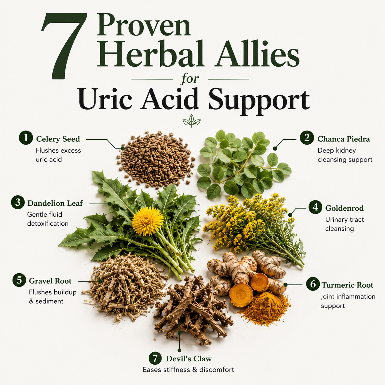 URIC ACID CLEANSE TEA #484 | FOR GOUT JOINT COMFORT, Herbalist Crafted | ORGANIC
