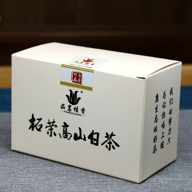 Premium Organic Fuding Bai Mu Dan Flake White Peony Pai Mu Tan White Tea 20 Pcs