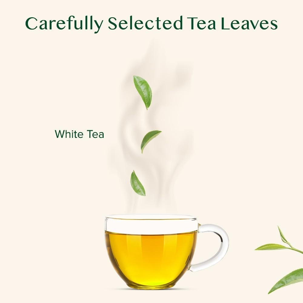 Imperial White Tea Leaves From Himalayas 25 Cups/1.76oz High Elevation Grown,…