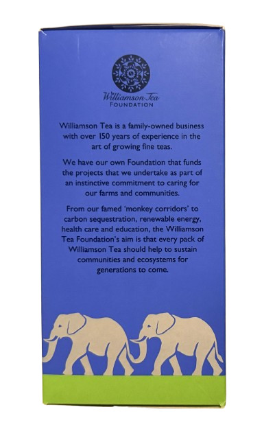 z Williamson Earl Grey Tea 50 Teabags 125 g 4.4 oz EXP 12/202