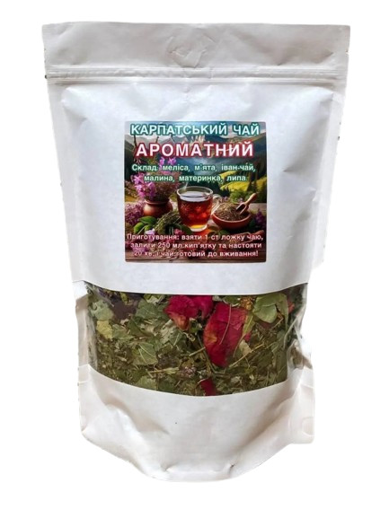 Carpathian Aromatic Herbal Tea 120g Natural Blend with Mint & Ivan Tea