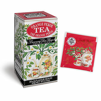 Mlesna Ceylon Tea 30 Tea Bags in Individually foil wrap- Earl Grey, Monk’s Blend